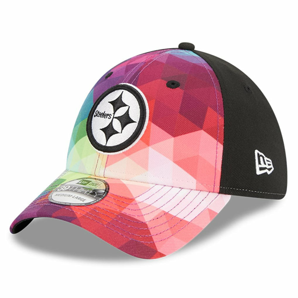 Pittsburgh Steelers New Era 2023 NFL Crucial Catch 39THIRTY Flex Hat - Pink cheap