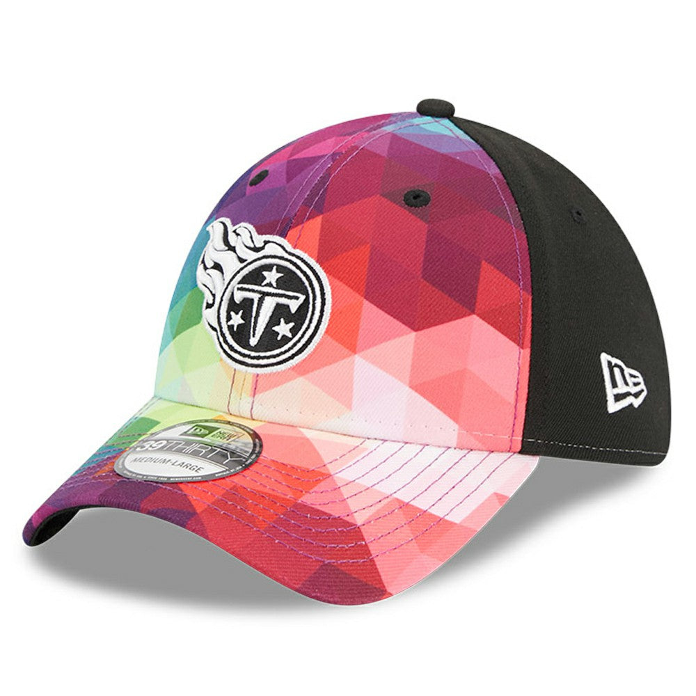 Tennessee Titans New Era 2023 NFL Crucial Catch 39THIRTY Flex Hat - Pink on sale