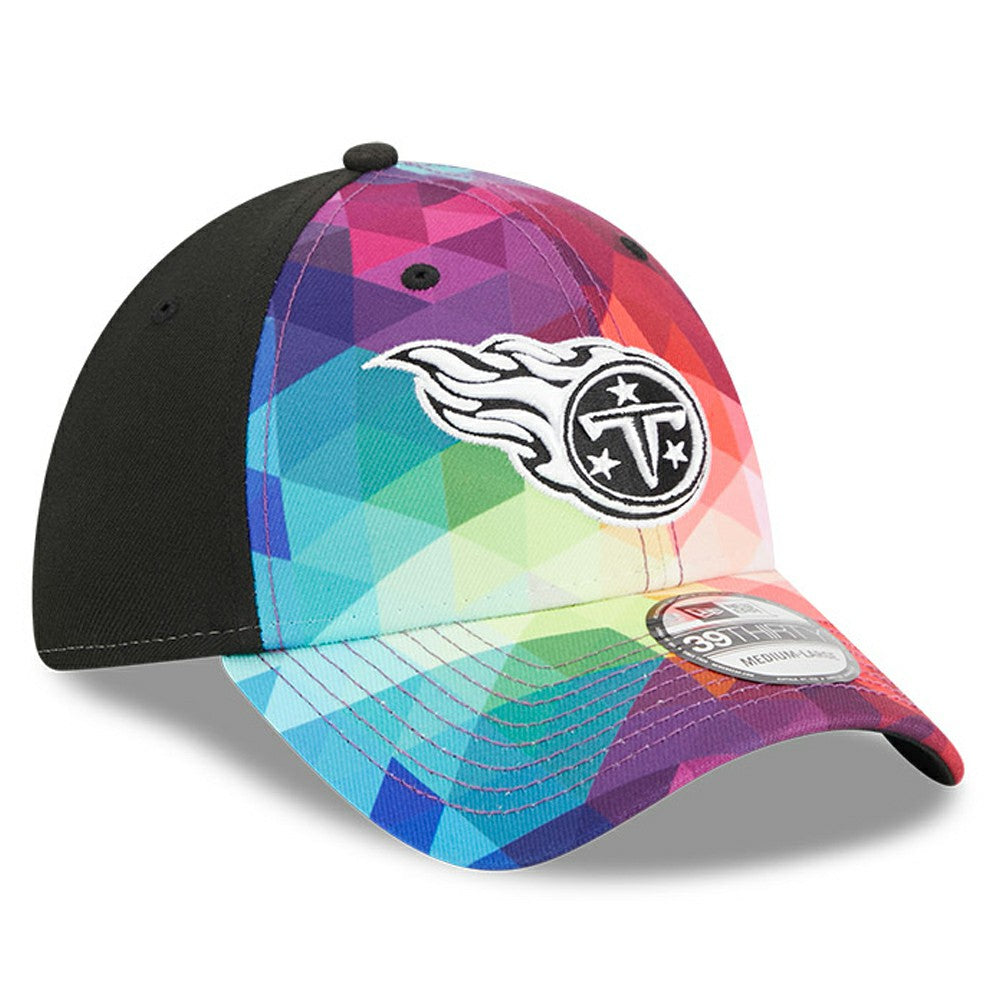 Tennessee Titans New Era 2023 NFL Crucial Catch 39THIRTY Flex Hat - Pink on sale