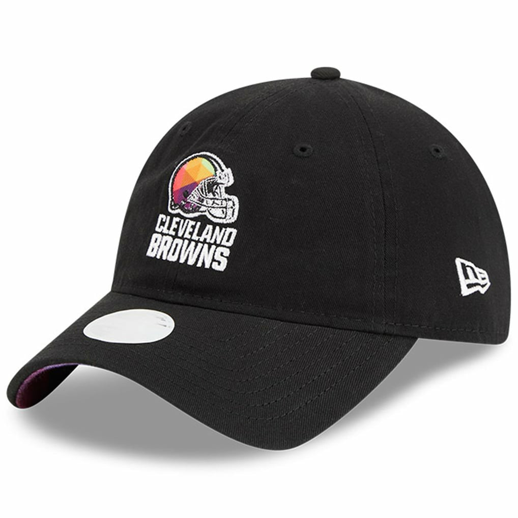 Cleveland Browns New Era Women's 2023 NFL Crucial Catch 9TWENTY Adjustable Hat - Black for sale