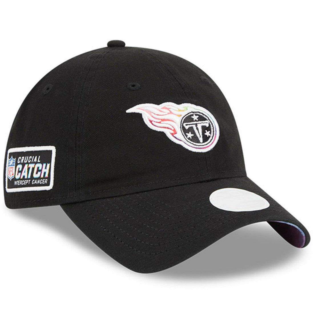 Tennessee Titans New Era Women's 2023 NFL Crucial Catch 9TWENTY Adjustable Hat - Black on sale