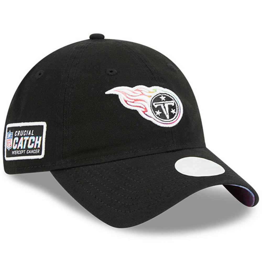 Tennessee Titans New Era Women's 2023 NFL Crucial Catch 9TWENTY Adjustable Hat - Black on sale