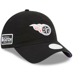 Tennessee Titans New Era Women's 2023 NFL Crucial Catch 9TWENTY Adjustable Hat - Black on sale