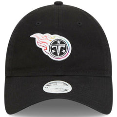 Tennessee Titans New Era Women's 2023 NFL Crucial Catch 9TWENTY Adjustable Hat - Black on sale