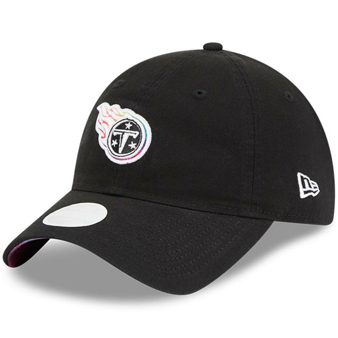 Tennessee Titans New Era Women's 2023 NFL Crucial Catch 9TWENTY Adjustable Hat - Black on sale
