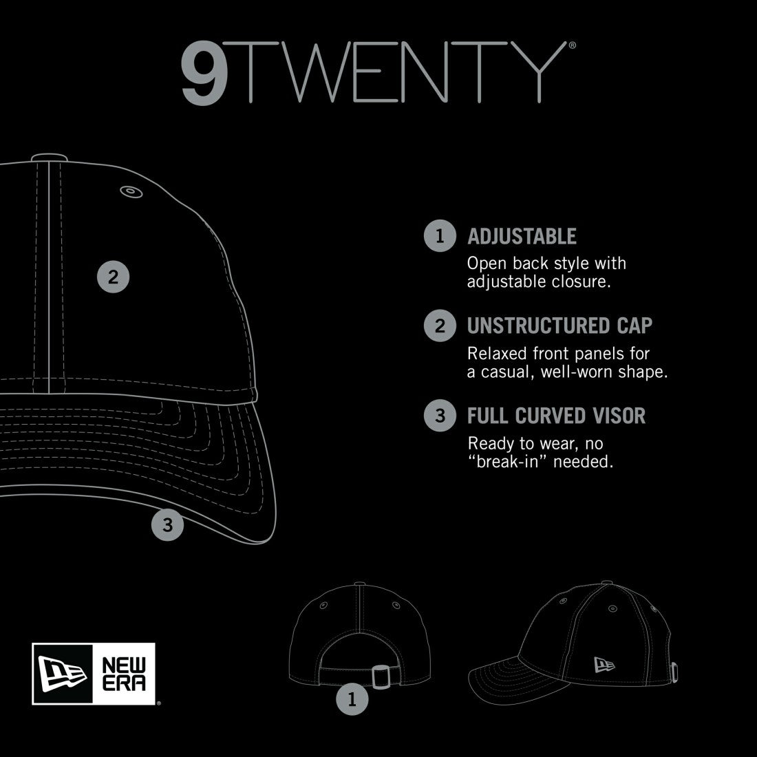 Tennessee Titans New Era Women's 2023 NFL Crucial Catch 9TWENTY Adjustable Hat - Black on sale
