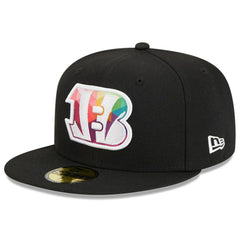 Cincinnati Bengals New Era 2023 NFL Crucial Catch 59FIFTY Fitted Hat - Black cheap