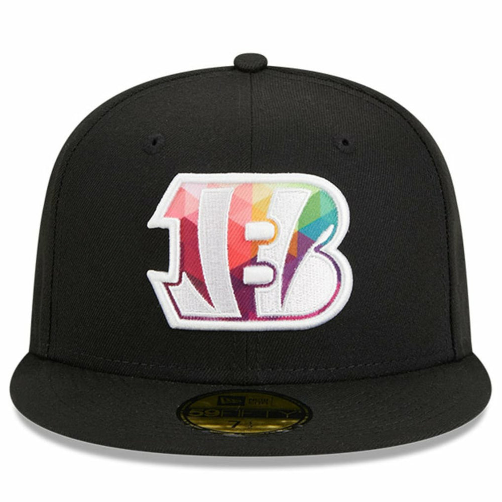 Cincinnati Bengals New Era 2023 NFL Crucial Catch 59FIFTY Fitted Hat - Black cheap