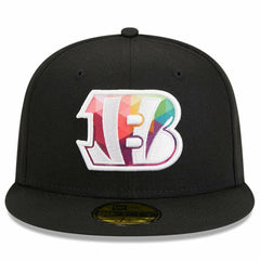 Cincinnati Bengals New Era 2023 NFL Crucial Catch 59FIFTY Fitted Hat - Black cheap