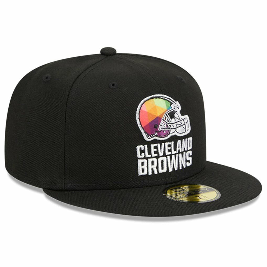 Cleveland Browns New Era 2023 NFL Crucial Catch 59FIFTY Fitted Hat - Black online