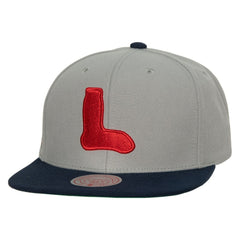 Boston Red Sox Cooperstown Collection Snapback Hat Gray