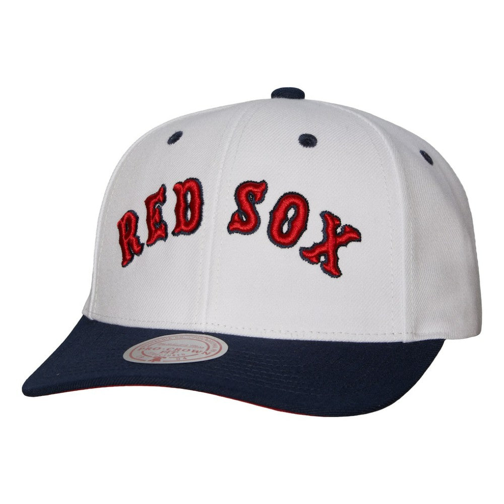 Boston Red Sox Cooperstown Collection Pro Crown Snapback Hat White
