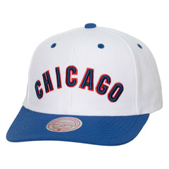 Chicago Cubs Cooperstown Collection Pro Crown Snapback Hat White