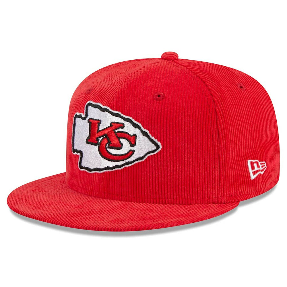 Kansas City Chiefs New Era Throwback Cord 59FIFTY Fitted Hat - Red online