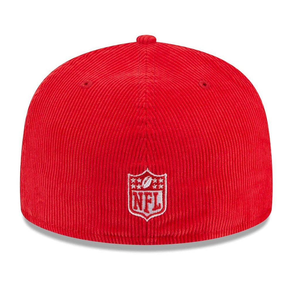 Kansas City Chiefs New Era Throwback Cord 59FIFTY Fitted Hat - Red online