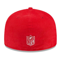 Kansas City Chiefs New Era Throwback Cord 59FIFTY Fitted Hat - Red online