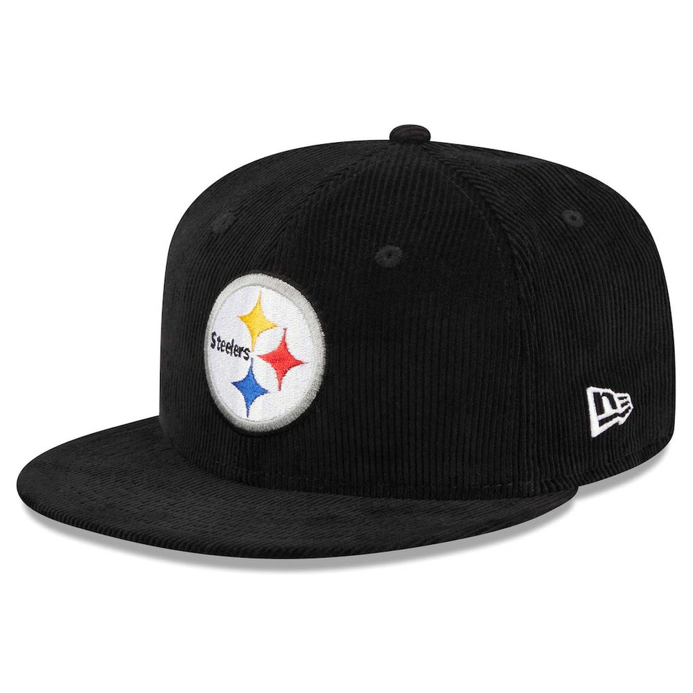 Pittsburgh Steelers New Era Throwback Cord 59FIFTY Fitted Hat - Black outlet