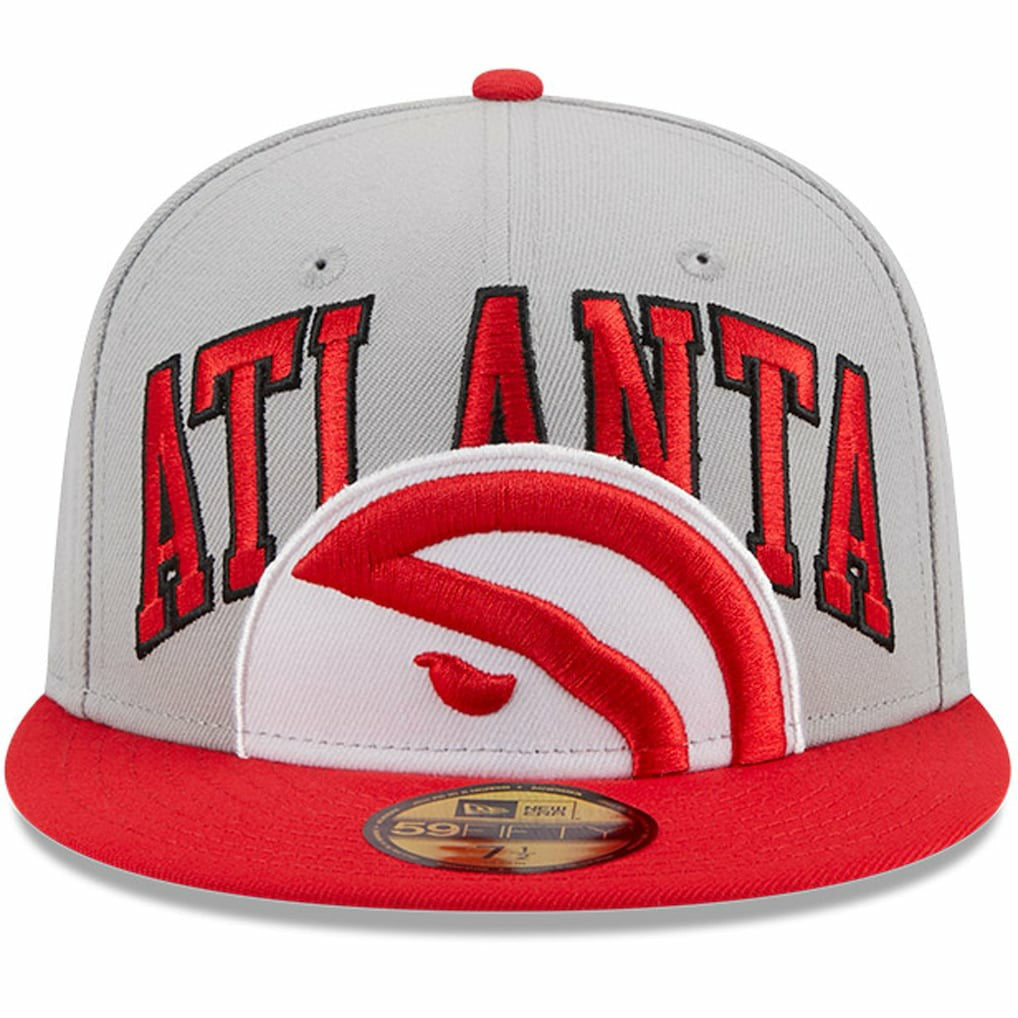 Atlanta Hawks Tip-Off Two-Tone 59FIFTY Fitted Hat - Gray/Red outlet