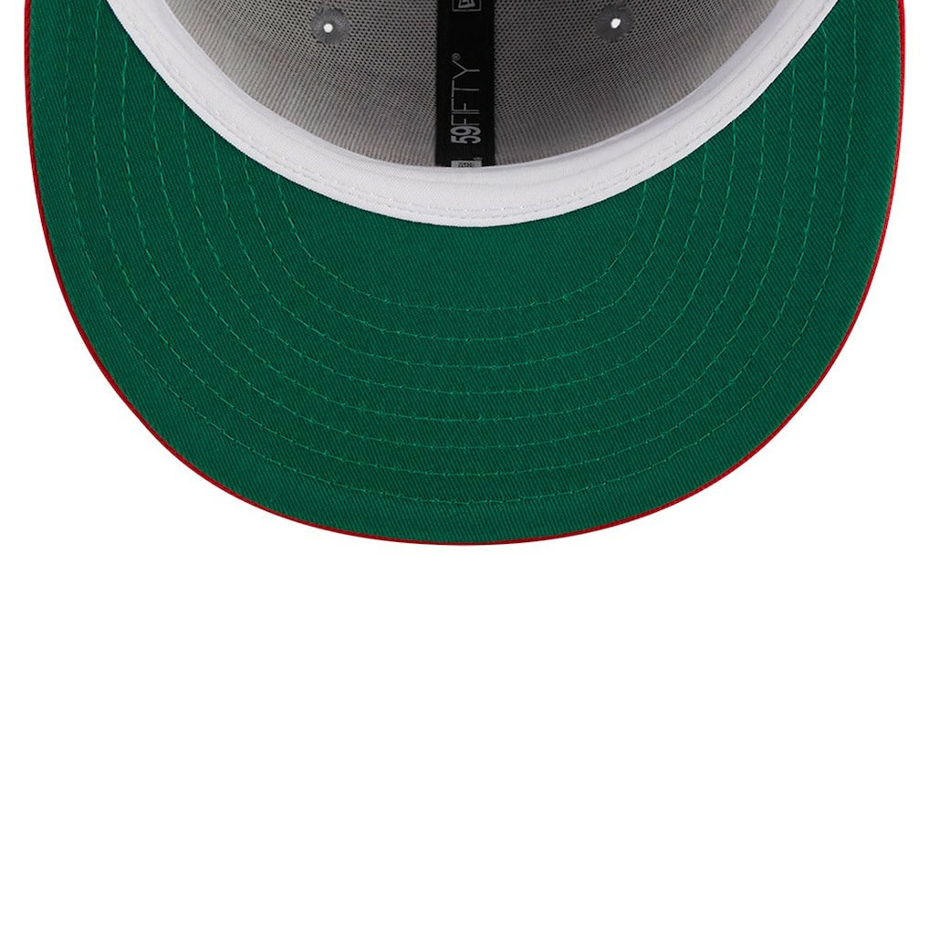 Atlanta Hawks Tip-Off Two-Tone 59FIFTY Fitted Hat - Gray/Red outlet
