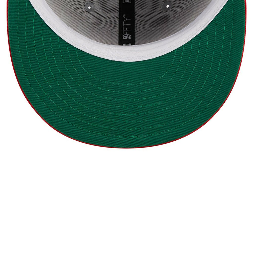 Atlanta Hawks Tip-Off Two-Tone 59FIFTY Fitted Hat - Gray/Red outlet