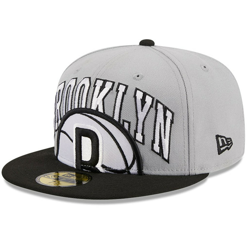 Brooklyn Nets Tip-Off Two-Tone 59FIFTY Fitted Hat - Gray/Black discount
