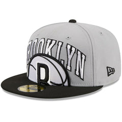 Brooklyn Nets Tip-Off Two-Tone 59FIFTY Fitted Hat - Gray/Black discount