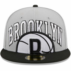 Brooklyn Nets Tip-Off Two-Tone 59FIFTY Fitted Hat - Gray/Black discount