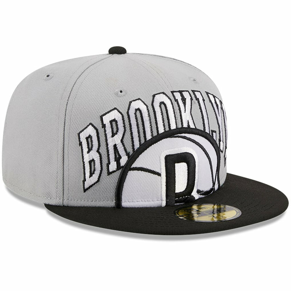 Brooklyn Nets Tip-Off Two-Tone 59FIFTY Fitted Hat - Gray/Black discount