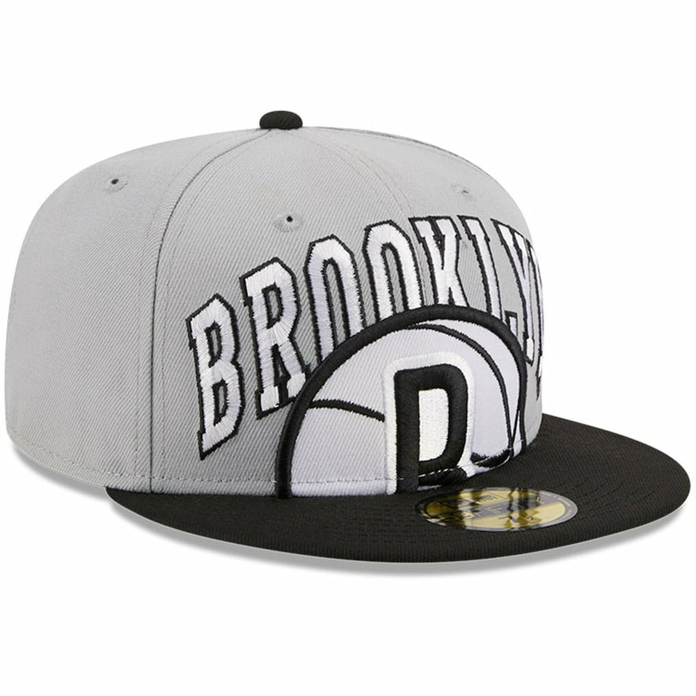 Brooklyn Nets Tip-Off Two-Tone 59FIFTY Fitted Hat - Gray/Black discount