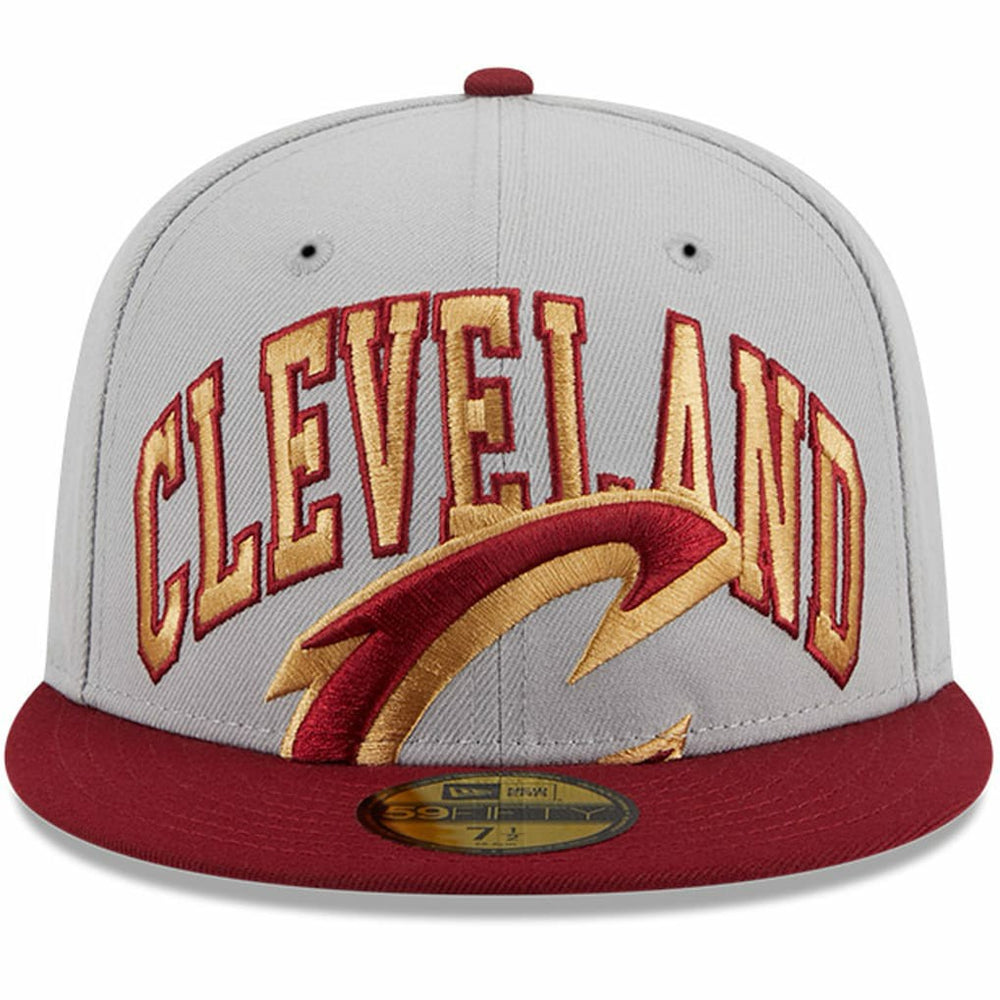 Cleveland Cavaliers Tip-Off Two-Tone 59FIFTY Fitted Hat sale - Gray/Wine online