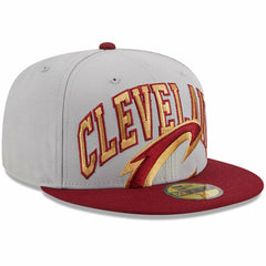 Cleveland Cavaliers Tip-Off Two-Tone 59FIFTY Fitted Hat sale - Gray/Wine online