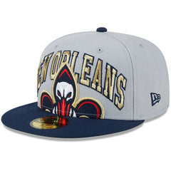 New Orleans Pelicans Tip-Off Two-Tone 59FIFTY Fitted Hat - Gray/Navy online