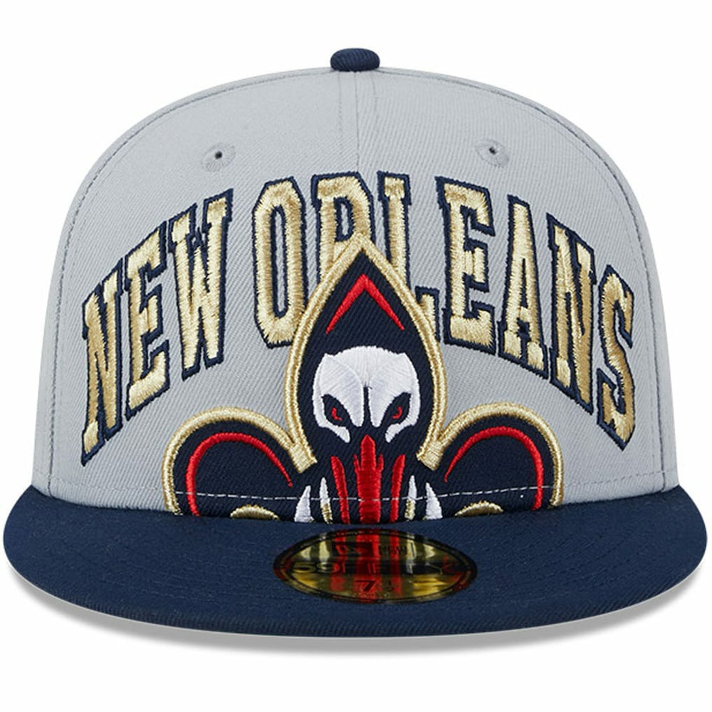 New Orleans Pelicans Tip-Off Two-Tone 59FIFTY Fitted Hat - Gray/Navy online