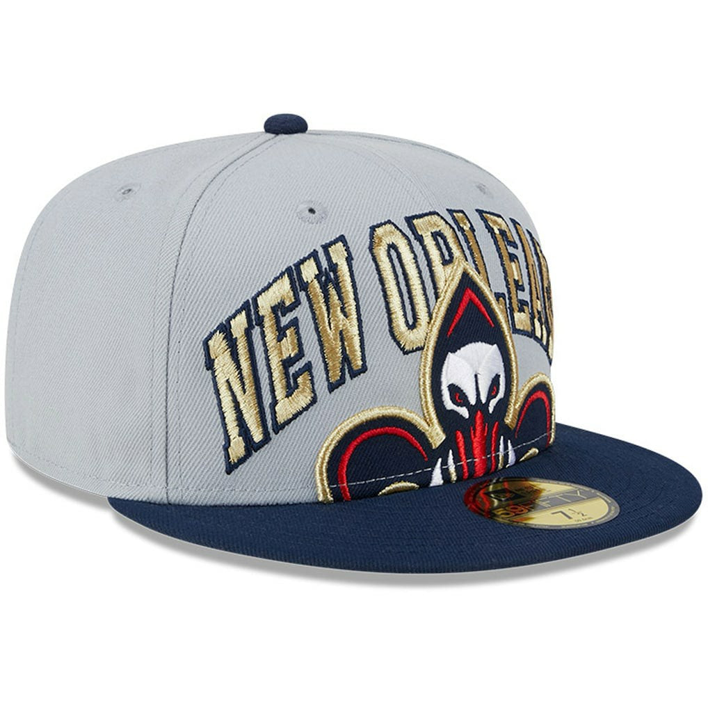 New Orleans Pelicans Tip-Off Two-Tone 59FIFTY Fitted Hat - Gray/Navy online