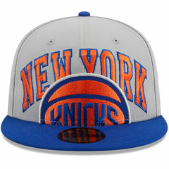 New York Knicks Tip-Off Two-Tone 59FIFTY Fitted Hat - Gray/Blue online
