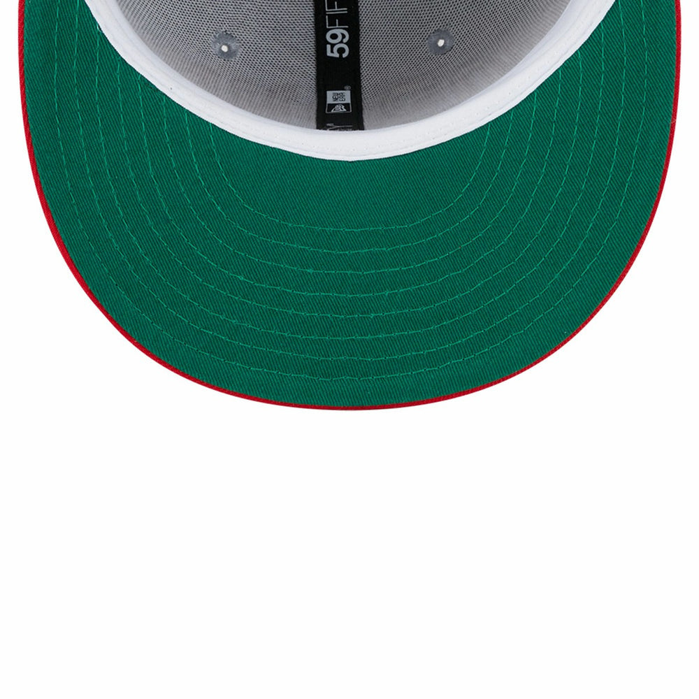 Toronto Raptors Tip-Off Two-Tone 59FIFTY Fitted Hat - Gray/Red outlet