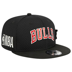 Chicago Bulls Post-Up Pin Mesh 9FIFTY Snapback Hat - Black cheap