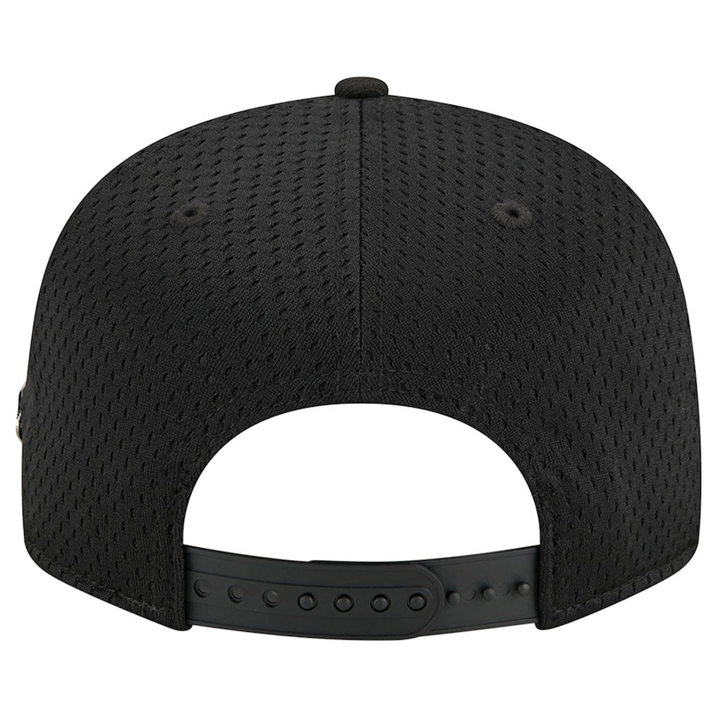 Philadelphia 76ers Post-Up Pin Mesh 9FIFTY Snapback Hat - Black sale
