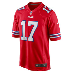 Josh Allen Buffalo Bills Alternate Game Jersey - Red online