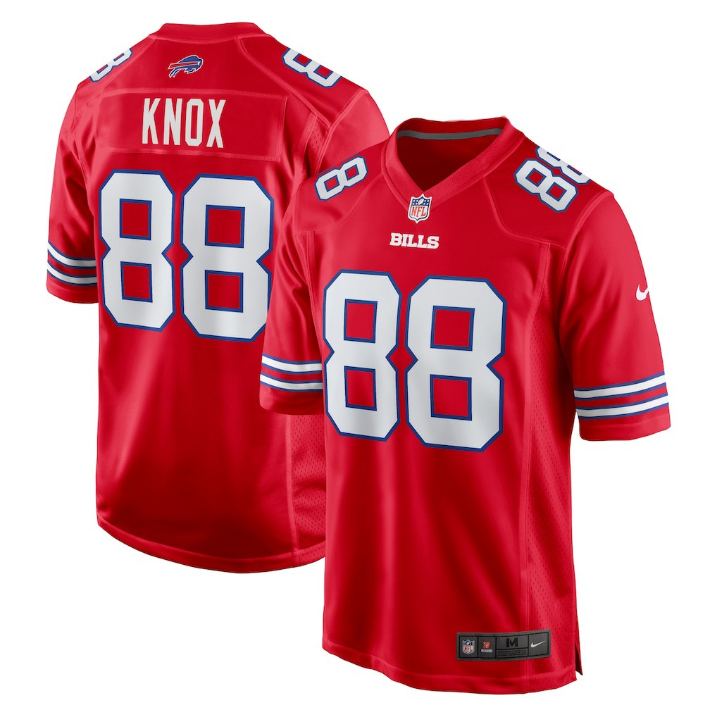 Dawson Knox Buffalo Bills Alternate Game Jersey - Red discount