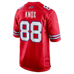 Dawson Knox Buffalo Bills Alternate Game Jersey - Red discount