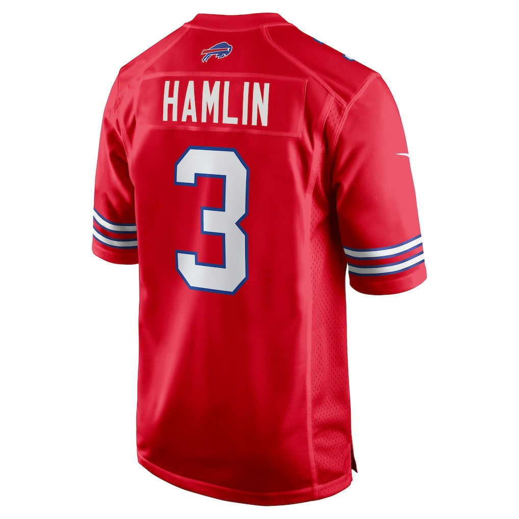 Damar Hamlin Buffalo Bills Alternate Game Jersey - Red cheap