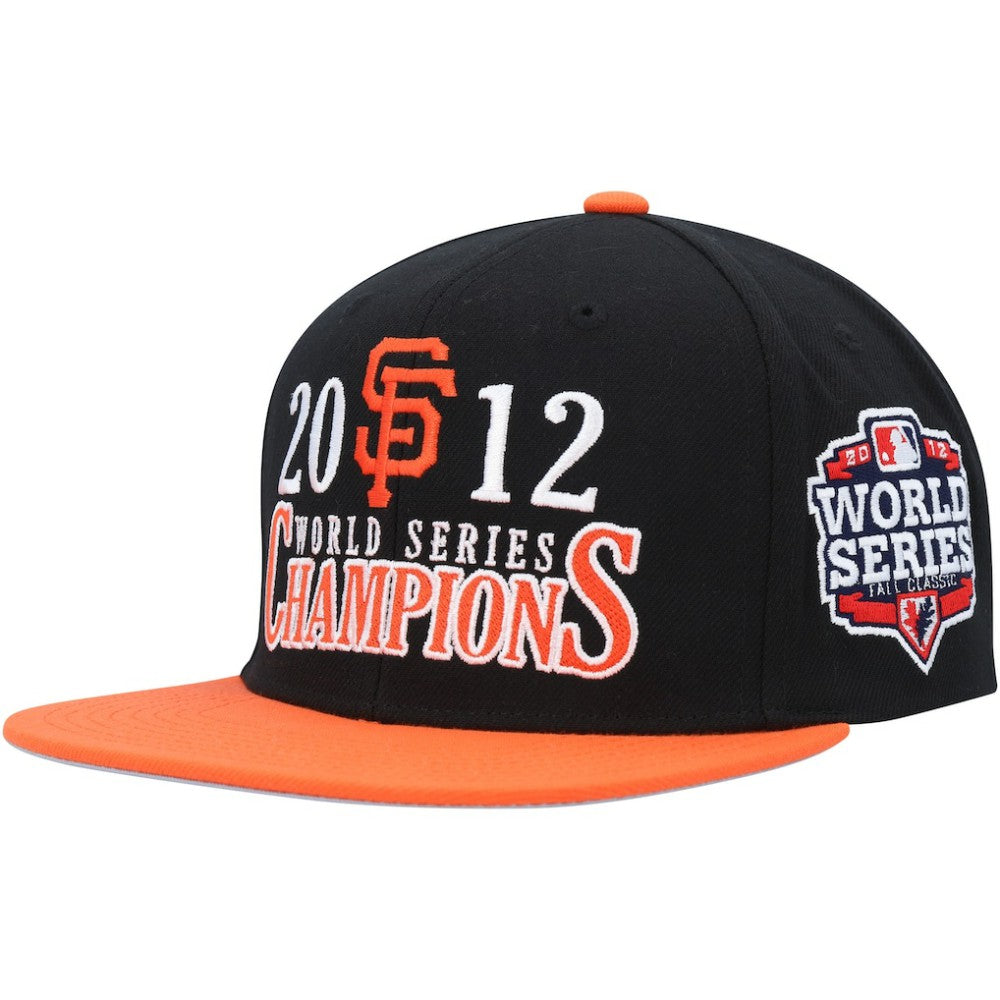 San Francisco Giants World Series Champs Snapback Hat Black
