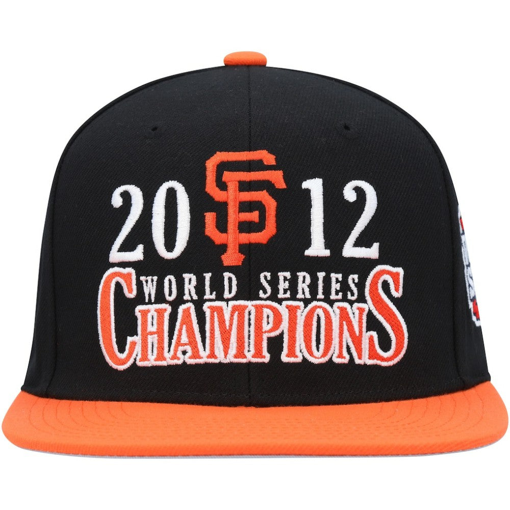 San Francisco Giants World Series Champs Snapback Hat Black