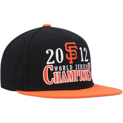 San Francisco Giants World Series Champs Snapback Hat Black