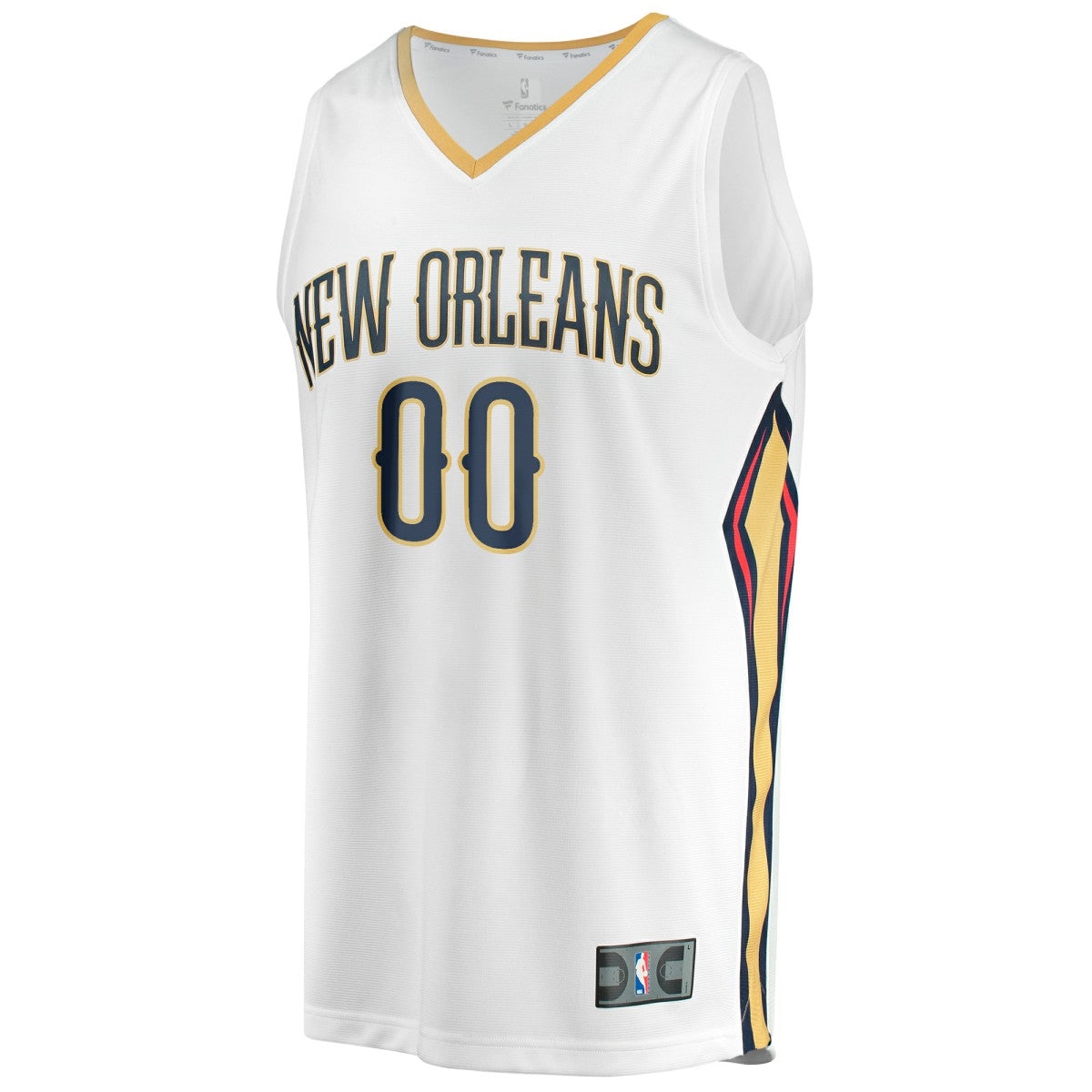 New Orleans Pelicans Youth Fast Break Replica Custom Jersey - Association Edition - White cheap