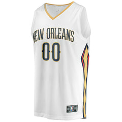 New Orleans Pelicans Youth Fast Break Replica Custom Jersey - Association Edition - White cheap