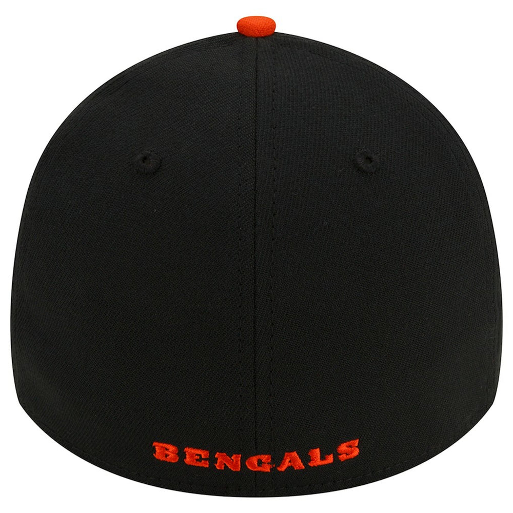 Cincinnati Bengals New Era Classic 39THIRTY Flex Hat - Black cheap