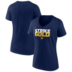 Indiana Pacers Women's Team Pride V-Neck T-Shirt - Navy for sale