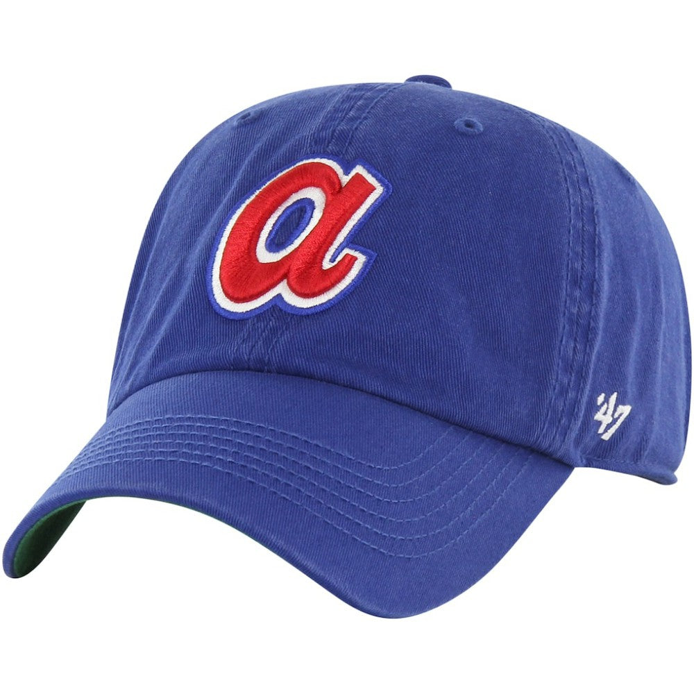 Atlanta Braves Sure Shot Classic Franchise Fitted Hat Royal